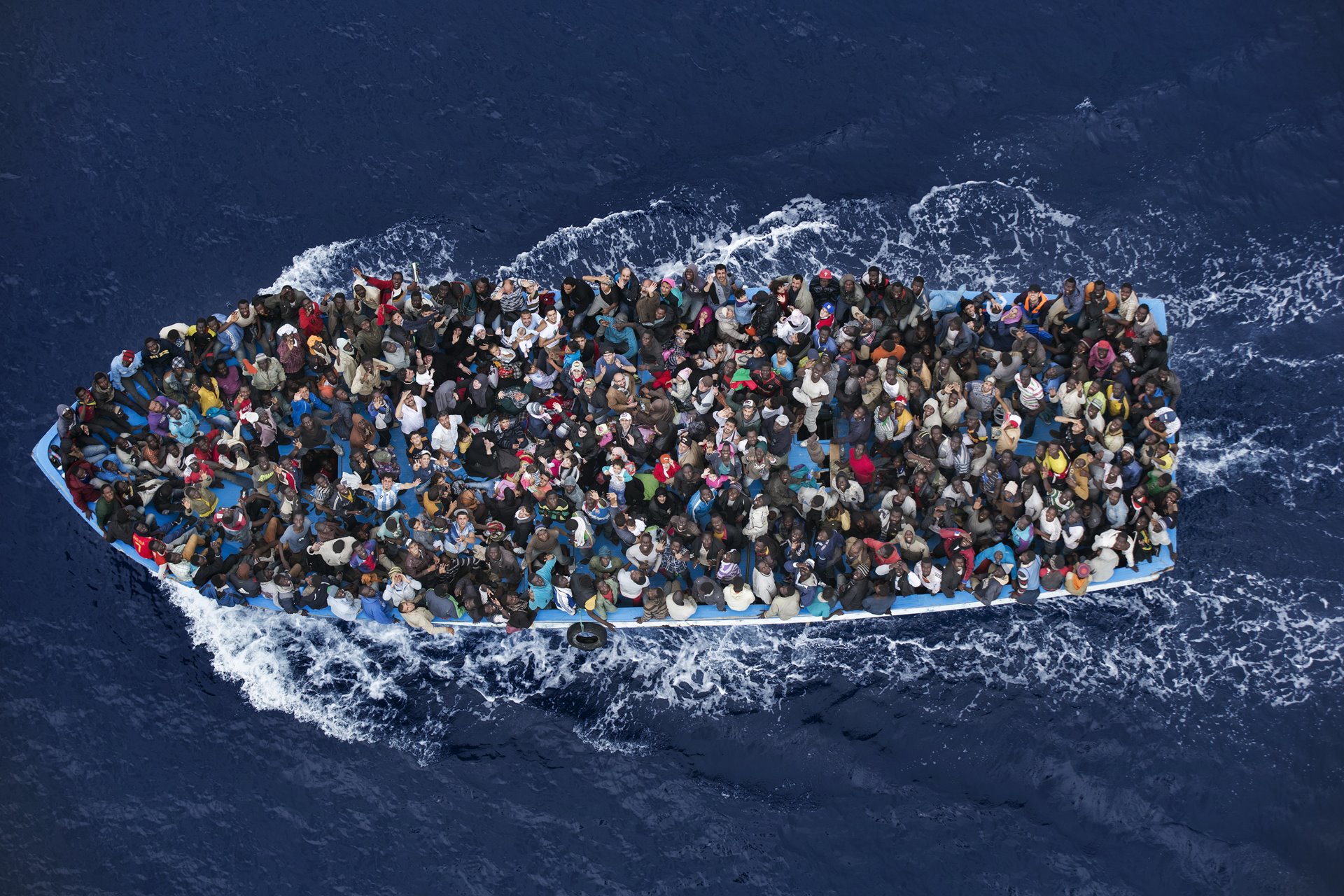 Rescue Opoeration, foto de Massimo Sestini 2015